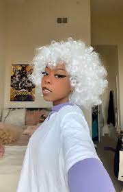 The fade haircut has generally been dealt with men with short hair, but recently, guys have been incorporating a high discolor with tool or lengthy hair on the top. Black Killua Black Girl White Hair Afro Hair Dye Aesthetic Hair