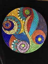 Paradise Stained Glass Mosaic Mandala Mosaic Art Mosaic Mandala Mosaic Artwork