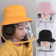 Gaodien Kids Full Face Shields Anti Spitting Protective Hat In 2020 Hats Face Shield Fisherman Cap