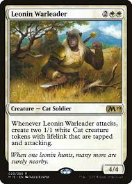 Preview and edit until the card looks perfect! Leonin Warleader Core Set 2019 M19 23 Scryfall Magic The Gathering Search