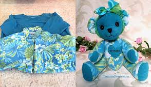 Handmade Memory Keepsake Teddy Bears Made From Your Sentimental Clothing And Materials Combining Memori Sewing Stuffed Animals Keepsake Teddy Bear Memory Bear