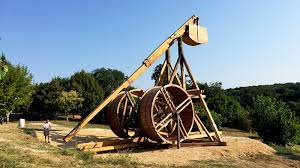 There are different types of catapult and trebuchet is one of them; Meet The Trebuchet The Castle Crushing Catapult Of The Middle Ages Howstuffworks