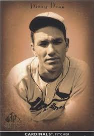 DIZZY DEAN NUMBERED CARD 17/35! HIS NUMBER 17! HALL OF FAME! JEROME HANNA  DEAN!