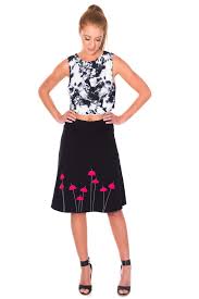 Black A Line Midi Skirt Plus Size Plus Size Clothing Gifts For Women Black Cotton A Line Knee Etsy Black Cotton Skirt Plus Size Outfits Applique Skirt