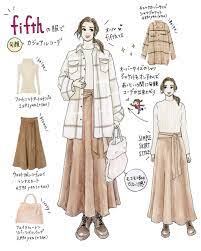 あわのさえこ on instagram オール fifth store さんの服で 旬顔カジュアルコーデを2つほど なにかと使えるオーバーサイズシャツジャケットは 羽織るだけでトレンド感がぐーーんと animated clothes medieval clothing stylish fashion