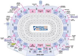 Rigorous Seating Chart At Nassau Coliseum Epic New Nassau