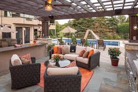 This luxury outdoor space also comes with led lighting. Luxury Outdoor Living Room Patios Transitional Garden Minneapolis By Southview Design Houzz