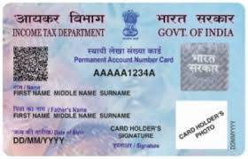 New Design Of Pan Card With Effect From January 1 2017 Https Taxguru In Income Tax New Design Of Pan Card With Effect From Aadhar Card Cards Name Pictures