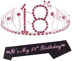 18th Birthday Crown And Sash Pin On Birthday