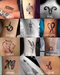 Burc Dovmeleri Mini Tattoos Dovme Dovme Modelleri