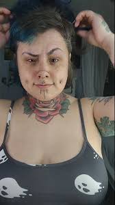 Hiiiiii ♡ what are you doing this weekend??? , #eyebrows #diybrows #grwm  #therock #rockbeatsscissors #cheekpiercings #dimplepiercings