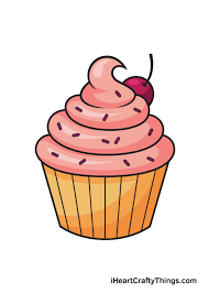 I am back with another tutorial on a cupcake version of a five nights at freddy's character and this time we will be learning how to draw a cupcake foxy, step by step. Cupcake Drawing How To Draw A Cupcake Step By Step