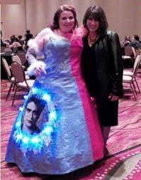 I have gained 40 pounds in the last two years and am actively trying to lose but it's slow going. Twilight Wedding Dress Poorly Dressed Fashion Fail