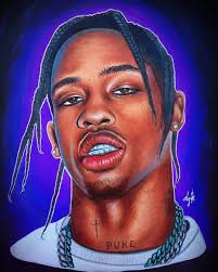 Travisscott And I Wish You All A Great Day Copicmarkers Colorful Copicart Travisscott Artcollective I Rapper Art Celebrity Art African Art Paintings