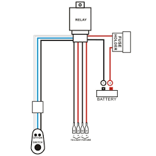 Learn how to wire a basic light switch and a 3 way switch with our switch wiring guide. Led Light Bar Wiring Harness Kit 400w 12v 40a Fuse Relay On Off Waterproof Switch 2 Lead 3 Meter Universal For Off Road Atv Suv Jeep Truck Beautifulhalo Com