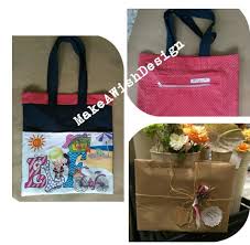 Isme Ozel Ici Cep Fermuarli Plaj Cantasi 35 42 Firca Teknigi Kumas Boyama Kumas Plaj