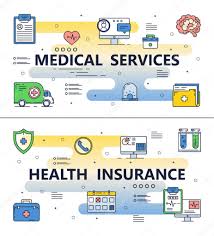 Welcome to the assurant insurance center log in page. Health Insurance And Medical Services Template Set Vector Thin Line Art Flat Style Design Elements With Medical Symbols Icons For Website Banners And Printed Materials Premium Vector In Adobe Illustrator Ai