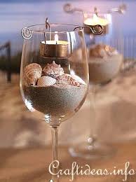 They're an easy diy that you'll enjoy making. Tea Light Candle Holder Inserts For Wine Glasses More Coastal Decor Ideas Interior Design Diy Shopping