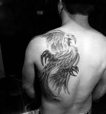 Cool Shoulder Blade And Back Phoenix Guys Tattoo Designs Phoenix Back Tattoo Tattoo Designs Men Back Tattoo