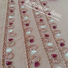 740 Likes 19 Comments Emine Birinci Ignemle Dans On Instagram Hayirli Cumalar Igneoyasi Ornek Tulben Beaded Embroidery Embroidery Patterns Diy Blog