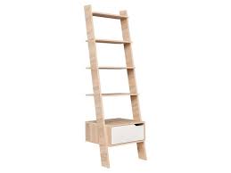 Comparez et achetez des etagères scandinaves au meilleur prix ! Sven Meuble De Rangement Bibliotheque Echelle Style Scandinave 180x56x48cm 4 Etageres 1 Tiroir Aspect Bois Blanc Chene Vente De Hucoco Conforama