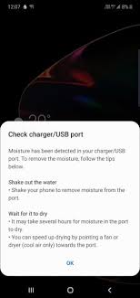 Visually inspect for water droplets using a magnifying glass, if you have one. Galaxy Note 10 Note 10plus Moisture Detected Won T Go Away