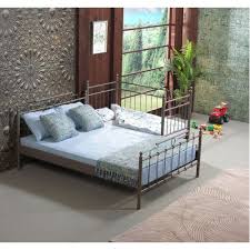 Unimet Alpas Metal Bebek Karyolasi 70x140 Kahverengi Tekzen