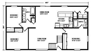 Ranch house plans display minimal exterior detailing, but key features include wide picture windows, narrow supports for porches or overhangs, and decorative shutters. Raised Ranch Floor Plans Kintner Modular Homes