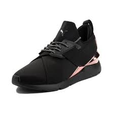 Black And Rose Gold Shoes Womens Puma Muse En Pointe Athletic Shoe Black Rose Gold Black Shoes Athletic Shoes Shoes
