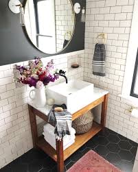 Apartment Therapy On Instagram We Love This Dreamy Little Bathroom Setup And A Good Bouquet Image Amazing Bathrooms Bathroom Decor Bathroom Inspiration
