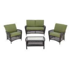 Martha Stewart Living Lanfair 4 Piece Conversation Set Jd 1001d Home Depot Canada Discount Modern Furniture Patio Furnishings Wholesale Home Decor