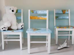 There are just a few simple steps and supplies. Upcycle A Plain Kids Chair With A Decoupaged Map Hgtv
