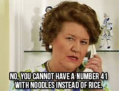 Hyacinth Bucket Chinese Take Away Keeping Up Appearances British Tv Comedies Comedy Tv