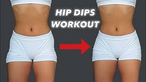 Hip dips or violin hips are indentations on both sides of the thighs, located directly below the hip bone. Hip Dips Workout 15 Min Side Booty Exercises Get Rid Of Hip Dips Youtube