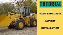 How to Install a Front End Loader Battery