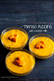 This sweet and colorful dessert will wow your taste buds. Mango Pudding