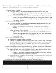 Over time, martin luther king jr. Mlk And Malcom X Assignment 2 Docx Directions After Reading The Articles Relating To Martin Luther King Jr And Malcom X Answer The Following Course Hero