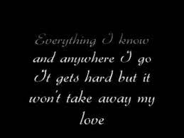 3 Doors Down Here Without You Baby Lyrics Youtube