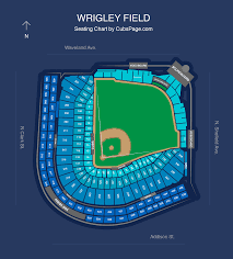 punctilious wrigley seats chart chicago cubs wrigley field