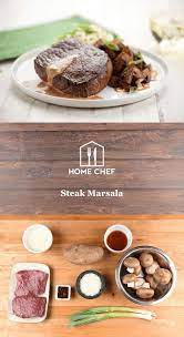 Steak Marsala With Parmesan Mash And Cremini Mushrooms Recipe Homechef Recipes Steak Marsala Hello Fresh Recipes