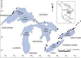 100% based on 9999 ratings. Map Of The Great Lakes Of North America Showing The Location Of The 62 Download Scientific Diagram