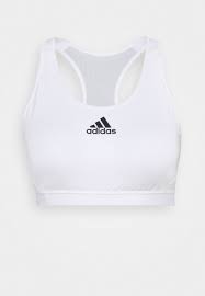 Ri bl cotton bralette reebok performance 179 kr. Adidas Performance Bra Sport Bh Mit Mittlerer Stutzkraft White Weiss Zalando De
