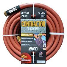 Who has the cheapest garden supplies? Swan 3 4 In 75 Ft Contractor Garden Hose In The Garden Hoses Department At Lowes Com
