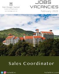 Scopri ricette, idee per la casa, consigli di stile e altre idee da provare. Jawatan Kosong On Twitter Heritage Hotel Cameron Highlands Is Looking For Sales Coordinator Further Detail Https T Co Hz3tideqcj Tag And Share To Your Friends Who Are Looking For New Hotel Jobs In Malaysia