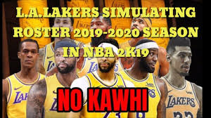 He did not play in games 2 and 3 and mostly saw just. Casther Tv Simulating Los Angeles Lakers Roster 2019 2020 Nba Season In Nba 2k19 Palarin Kaya Youtube