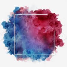 Red Blue Smoke Abstract Frame Art Watercolor Paint Electric Blue Meteorological Phenomeno Paint Splash Background Paint Splash Abstract