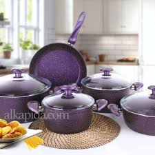 001660 karaca biogranit premium gray mega 9 parça tencere seti 153.03.07.8976. Papilla 9 Parca Vilma Mor Granit Tencere Seti Alkapida Com Mor Mutfak Esyasi Ezme