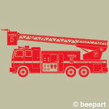 Fire Truck Wall Decal Fire Fighter Sticker Custom Fire Truck Etsy Kids Room Decals Vinyl Wall Decals Wall Decals