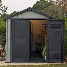 楽天市場 先行予約12月下旬頃入荷予定 物置 ケター オークランド757 keter oakland 757 outdoor shed 大型宅配便ｙ 代金引換不可 小屋 趣味 おしゃれ ケター ケーター 屋外収納庫 大型 ストッカー 園芸用品 ガーデニング 自転車置き場 ゴミ置き場 本体のみ