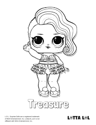 Try out our printable lol surprise coloring sheet for free! Treasure Coloring Page Coloring Pages Lol Color
